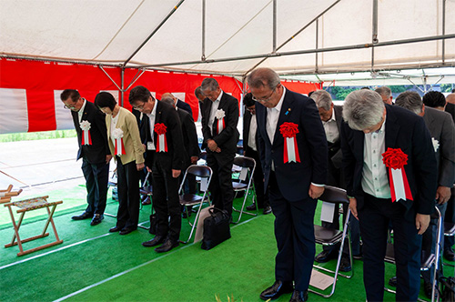 安全祈願祭の様子